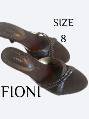 Fioni Brown Sandals - Stylish & Comfortable • Size 8